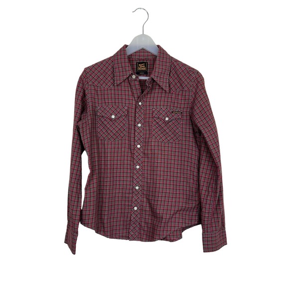 Civilianare Other - Civilianaire Snap Front Western Plaid Shirt Size Small